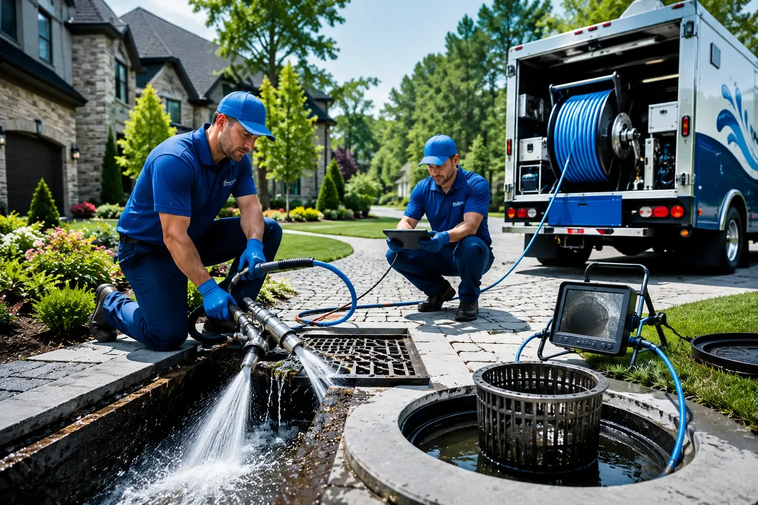 Local outdoor drain cleaning professionals in Sunny Side, GA